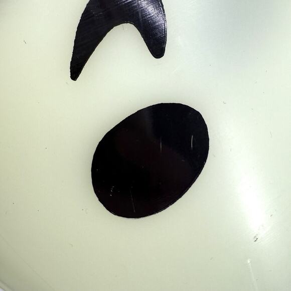 2 Candy Glow In The Dark Halloween Pail Bucket Handle Trick Treat Face 7 in Vtg - Picture 9 of 10